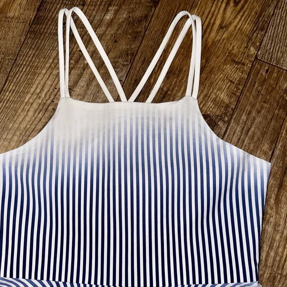 Milly Minis Girls Ombre Striped Fit & Flare Dress Size 14 - Picture 4 of 16